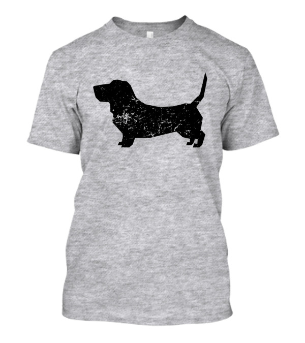 Distressed Basset Hound Dog Owner T-Shirt
