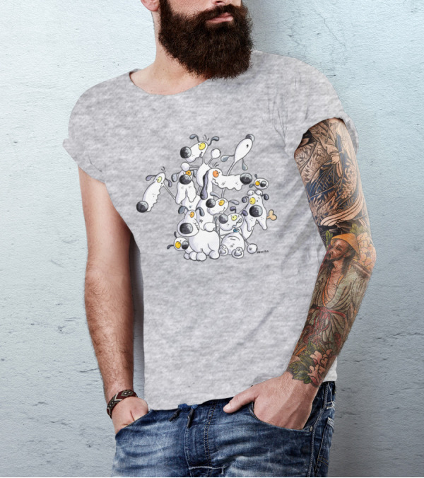 Lots Of Funny Dogs Cartoon Compilation T-Shirt