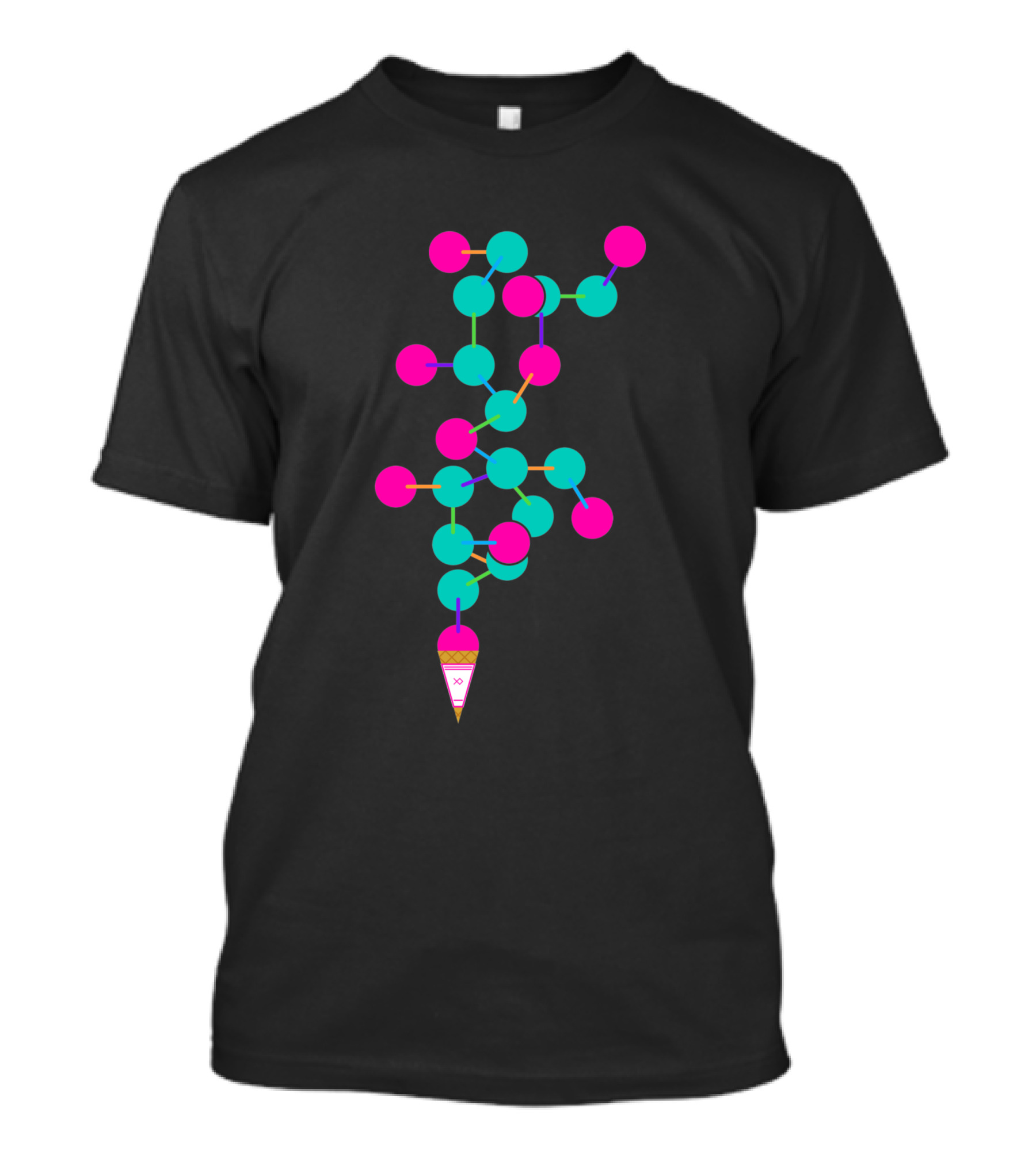 A Scoop Of Sucrose 31492 Molecule Ice Cream T-Shirt
