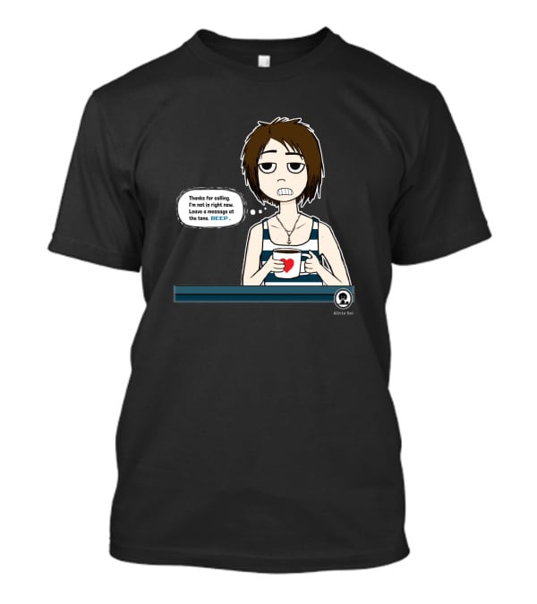 Thanks For Calling BEEP Coffee Character Alicia Sai T-Shirt