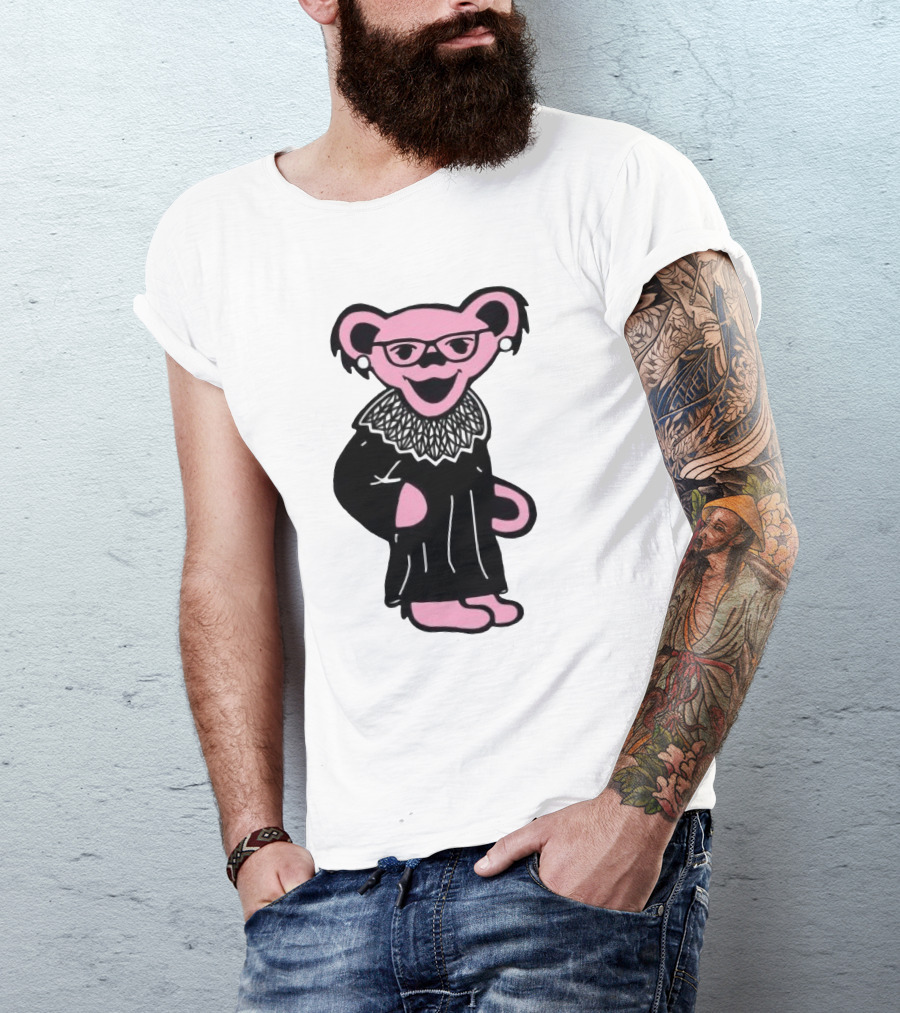 Ruth Bader Ginsburg Grateful Dead Bear T-Shirt