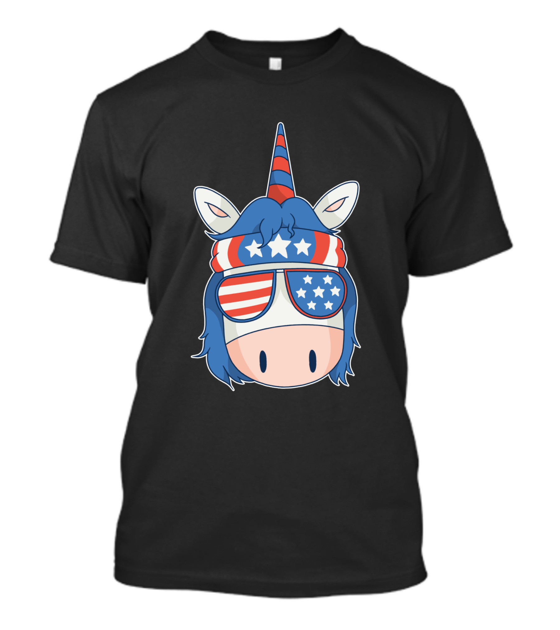 American Unicorn Stars And Stripes 1379084 T-Shirt