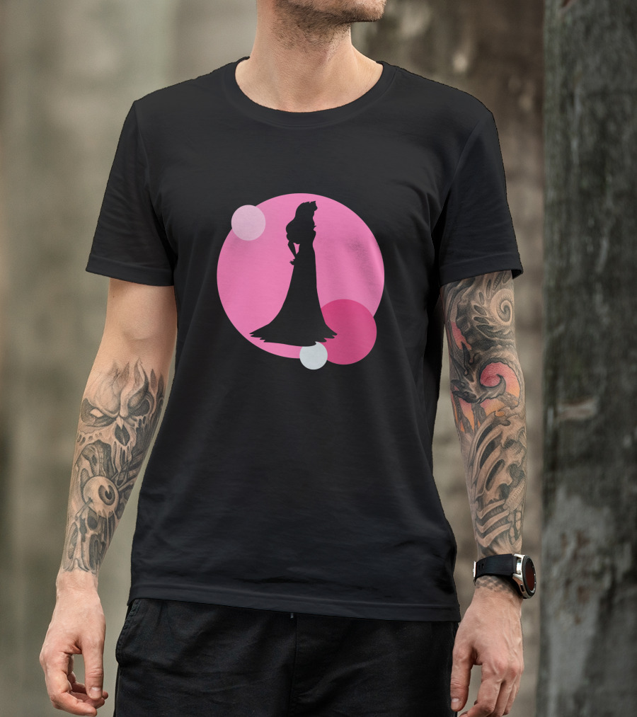 Aurora Silhouette 572801 Pink Circle T-Shirt
