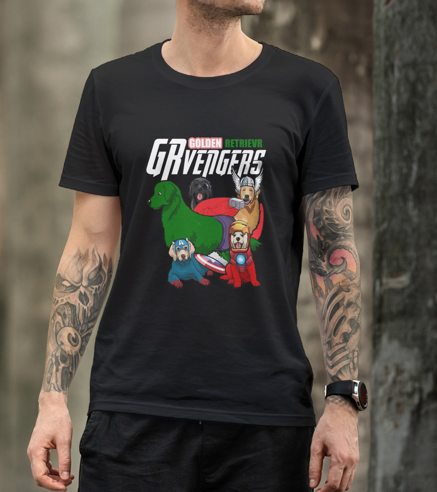 GOLDEN RETRIEVR GRVENGERS T-Shirt