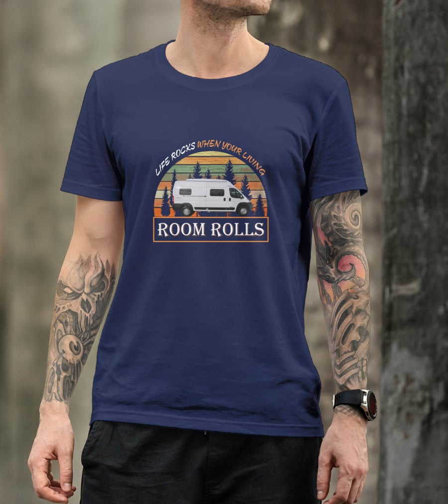 Life Rocks When Your Living Room Rolls Winnebago Solis 59P T-Shirt