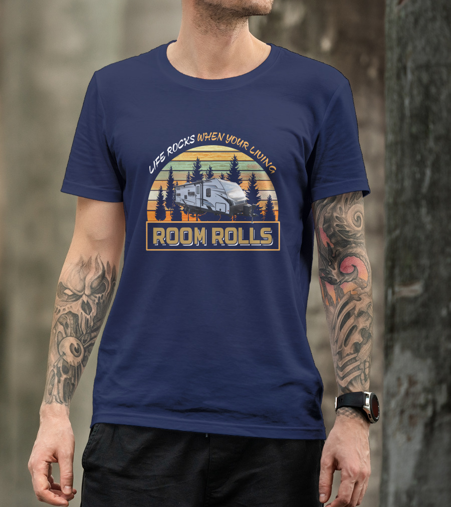 Life Rocks When Your Living Room Rolls Keystone Passport 268bh T-Shirt