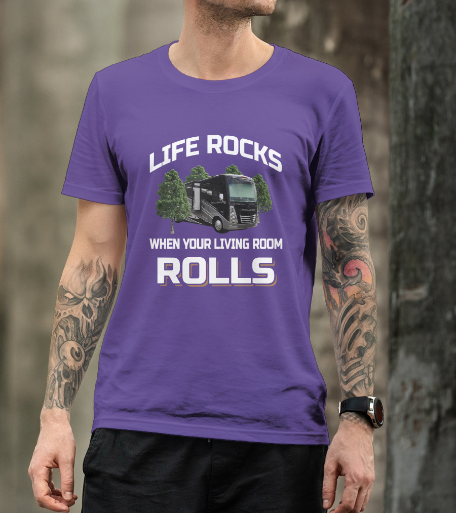 Life Rocks When Your Living Room Rolls Thor Challenger T-Shirt