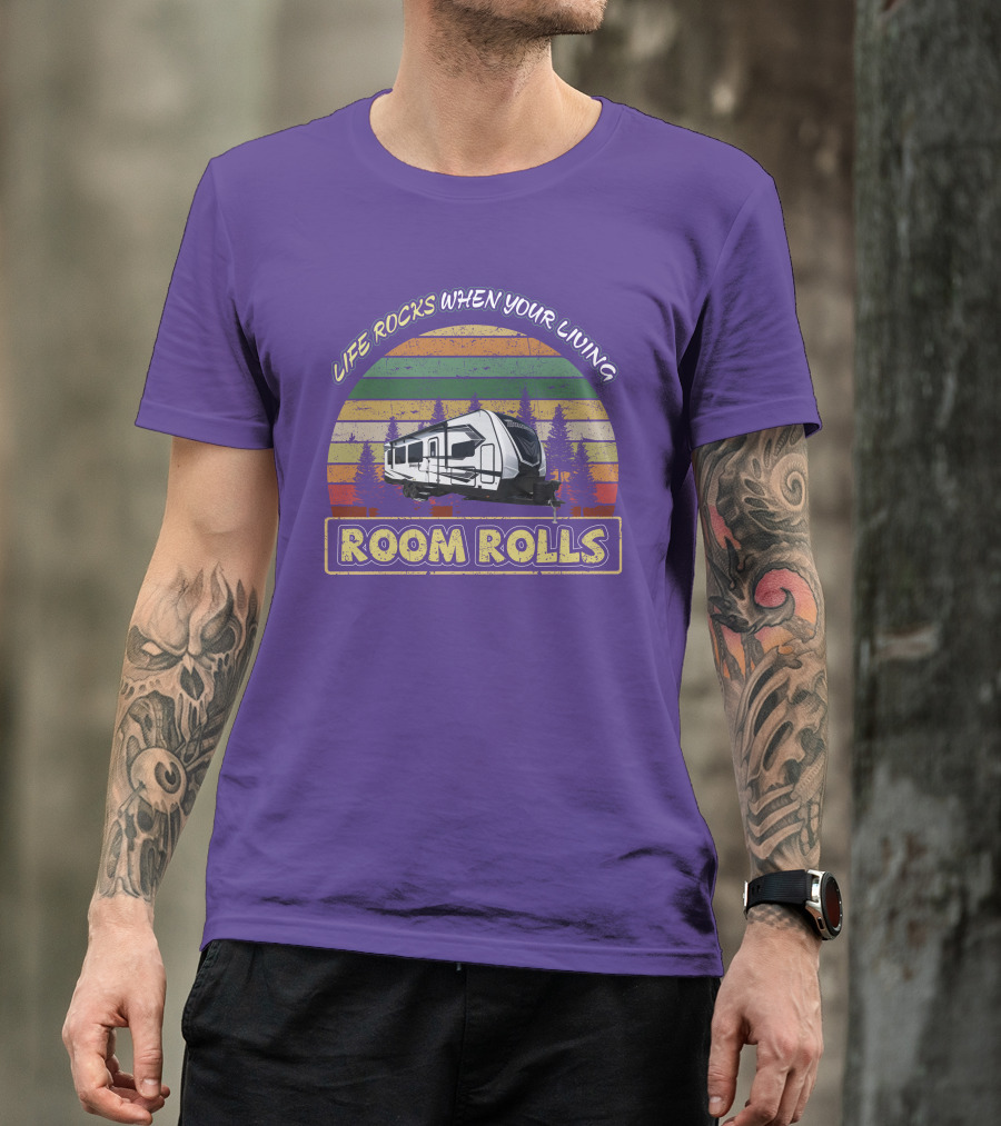 LIFE ROCKS WHEN YOUR LIVING ROOM ROLLS MOMENTUM 28G T-Shirt