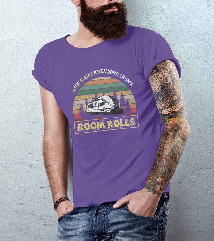 LIFE ROCKS WHEN YOUR LIVING ROOM ROLLS MOMENTUM 28G T-Shirt