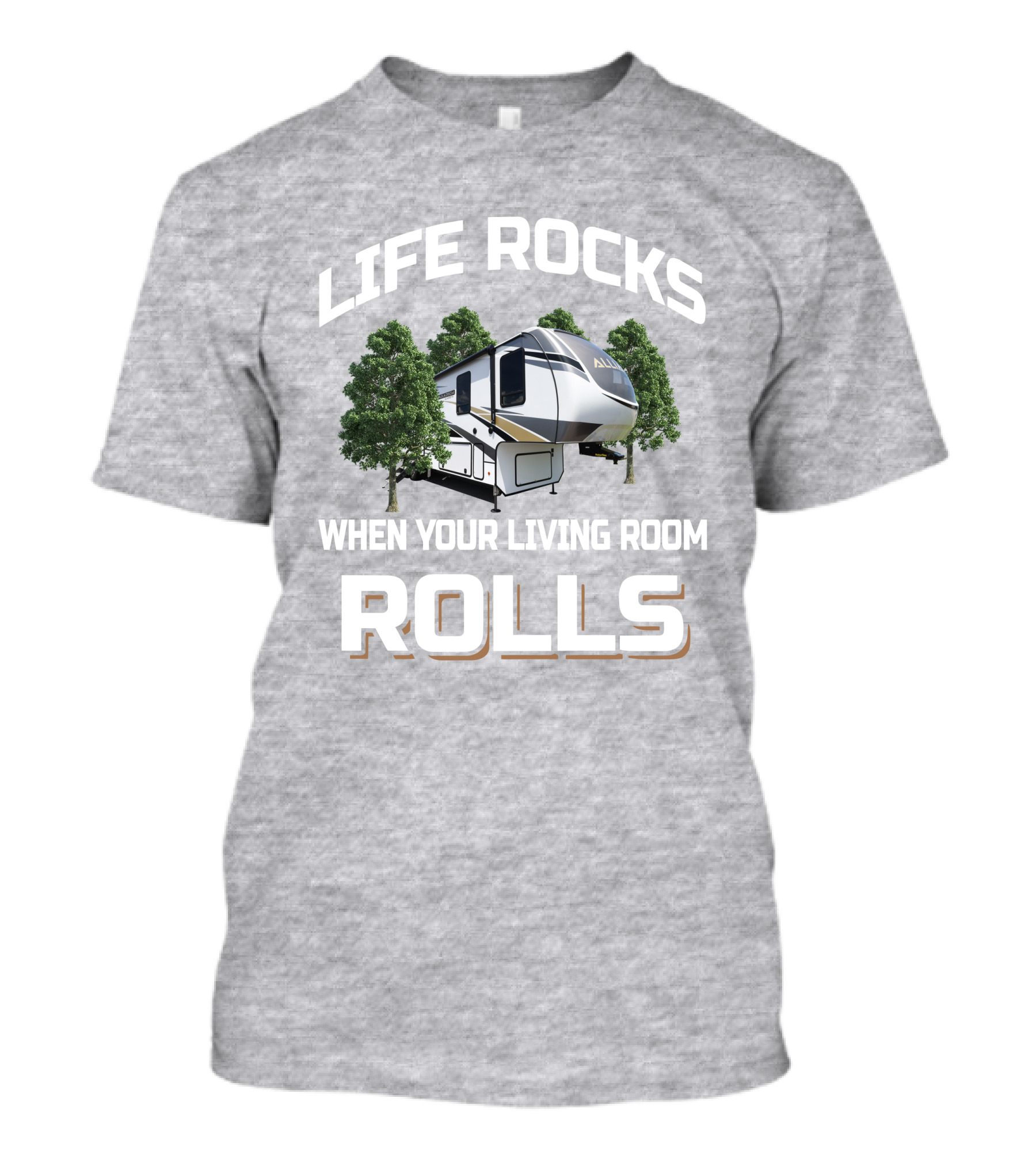 LIFE ROCKS WHEN YOUR LIVING ROOM ROLLS Alliance Paradigm T-Shirt