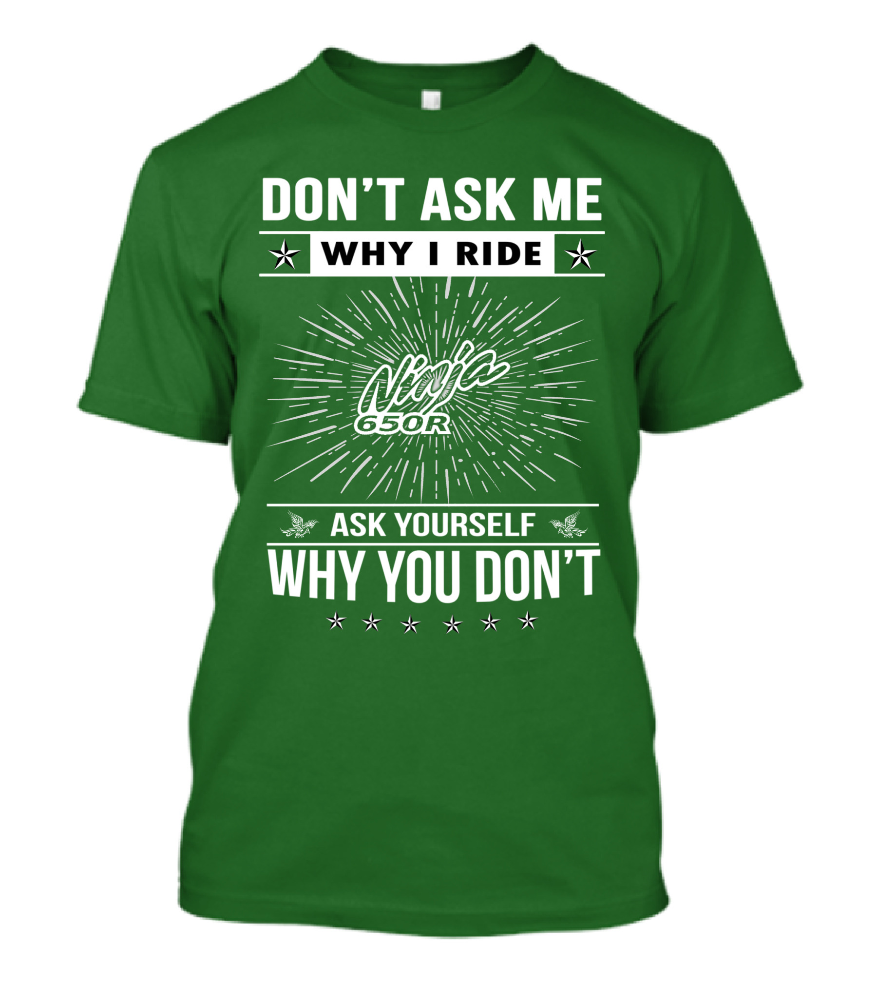 Don't Ask Me Why I Ride Ninja 650R Ask Yourself Why You Don't T-Shirt