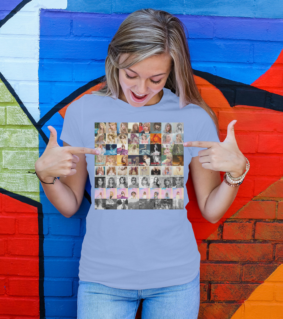 Taylor Swift Album Covers Through Each Era's T-Shirt