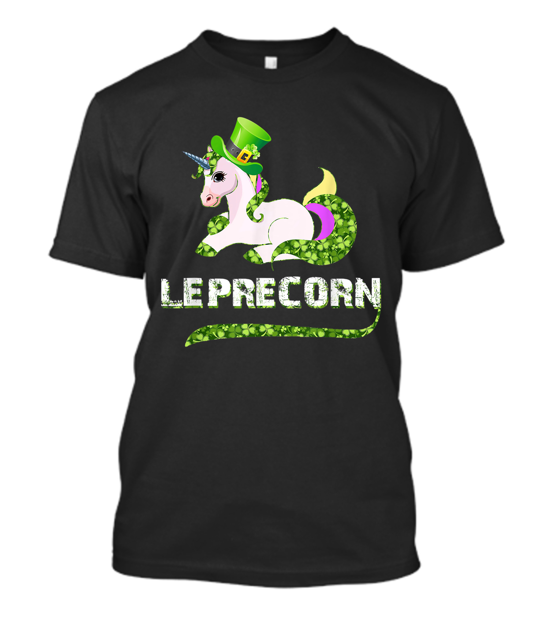 Leprecorn St Patrick's Day Leprechaun Unicorn T-Shirt