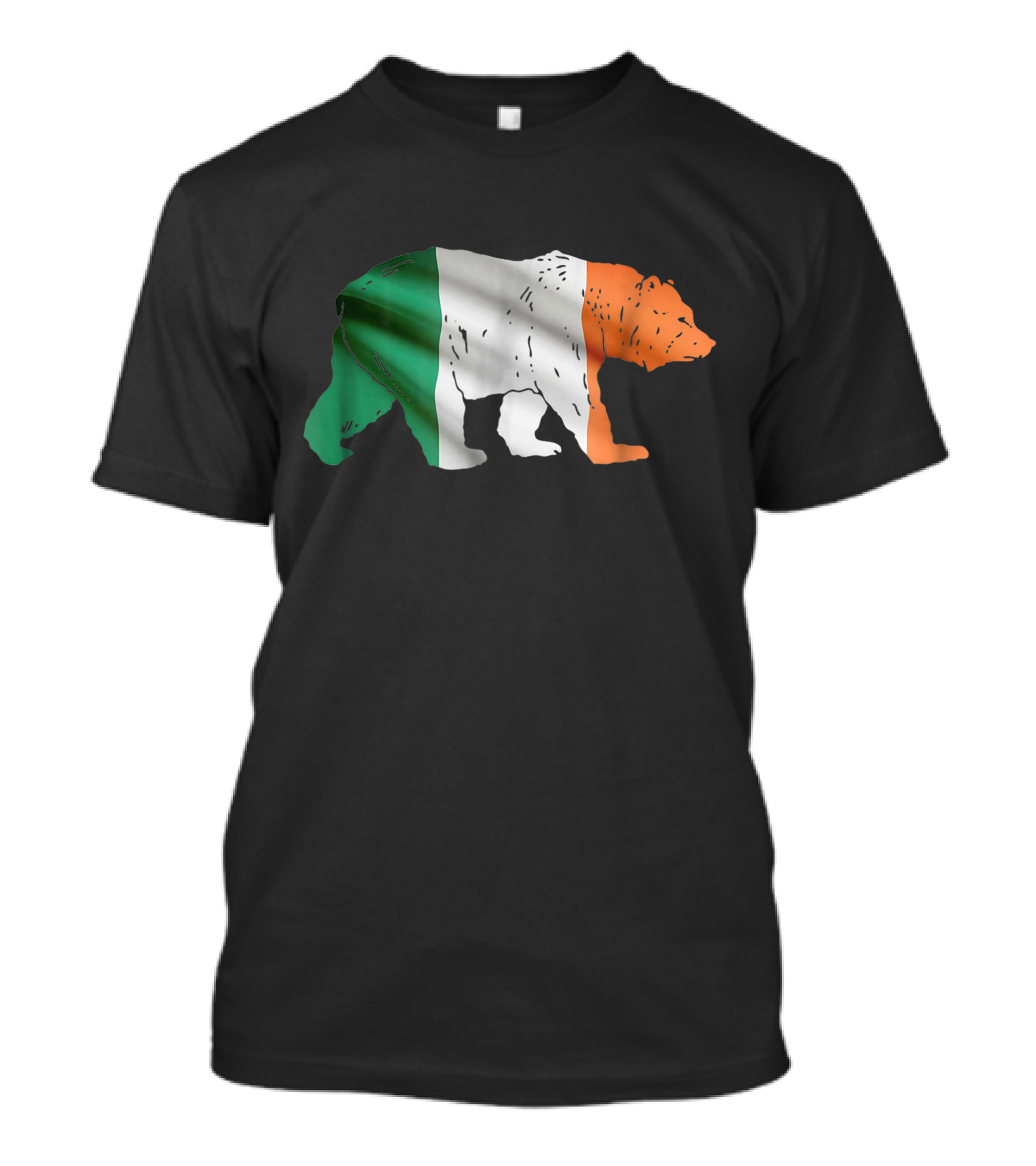 Ireland Flag Bear St. Patrick's Day Irish Custom T-Shirt