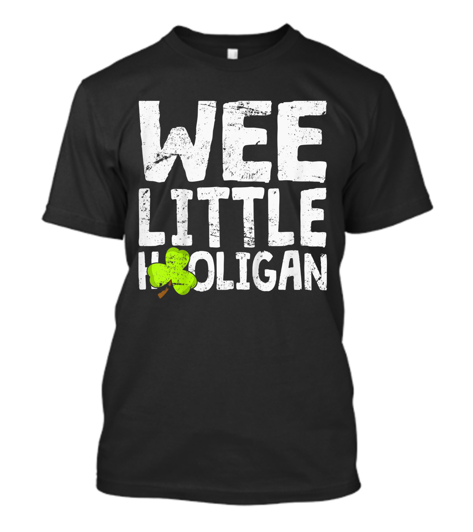 Wee Little Hooligan Shamrock Kids Cute T-Shirt