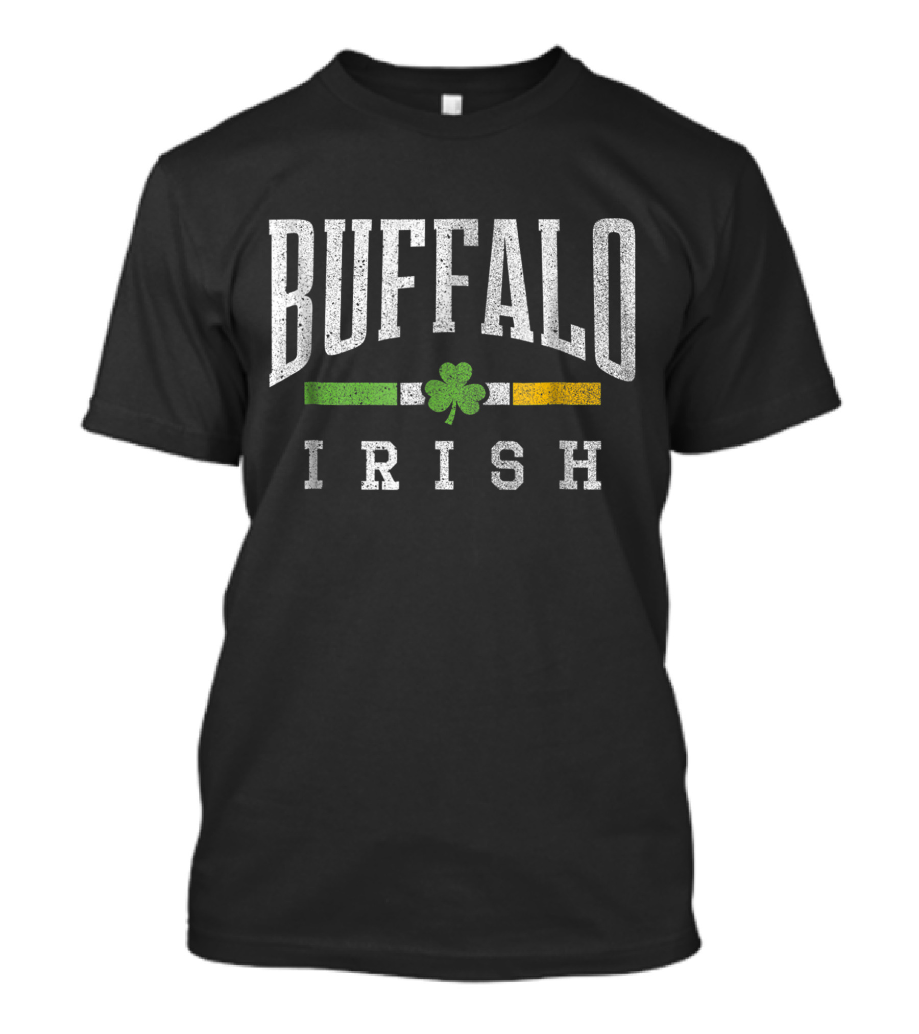 Buffalo Irish Shamrock Irish Flag Colors T-Shirt