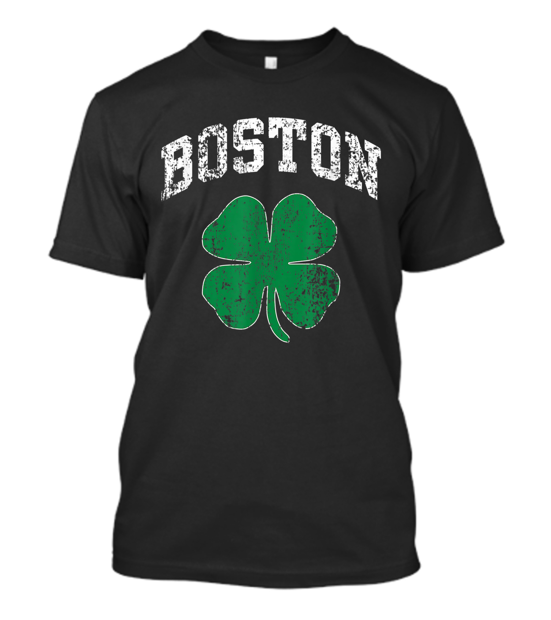 Boston Saint Patrick's Day Luck Of The Irish Four Leaf Clover T-Shirt