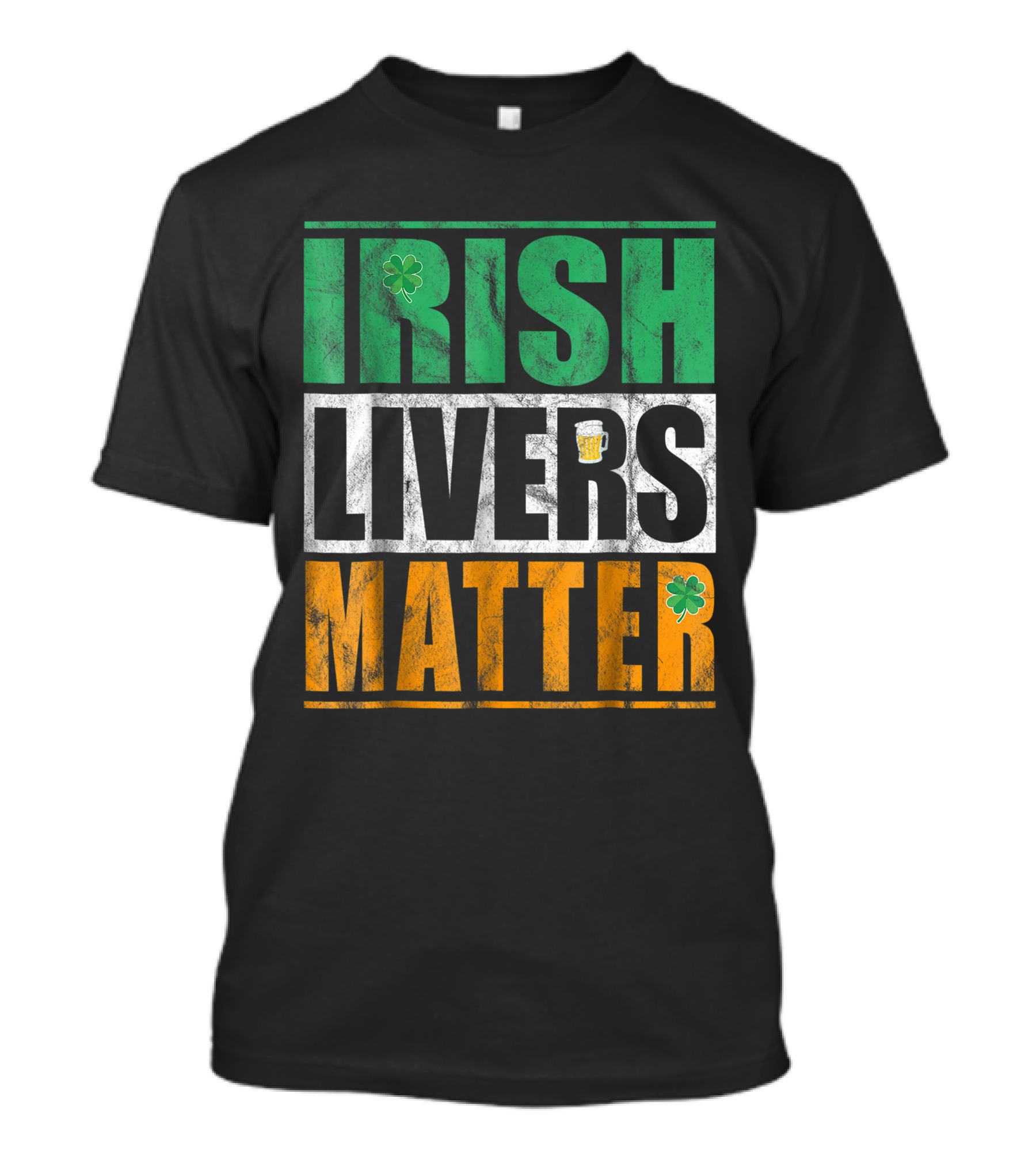 Irish Livers Matter Drinking Beer Shamrock T-Shirt