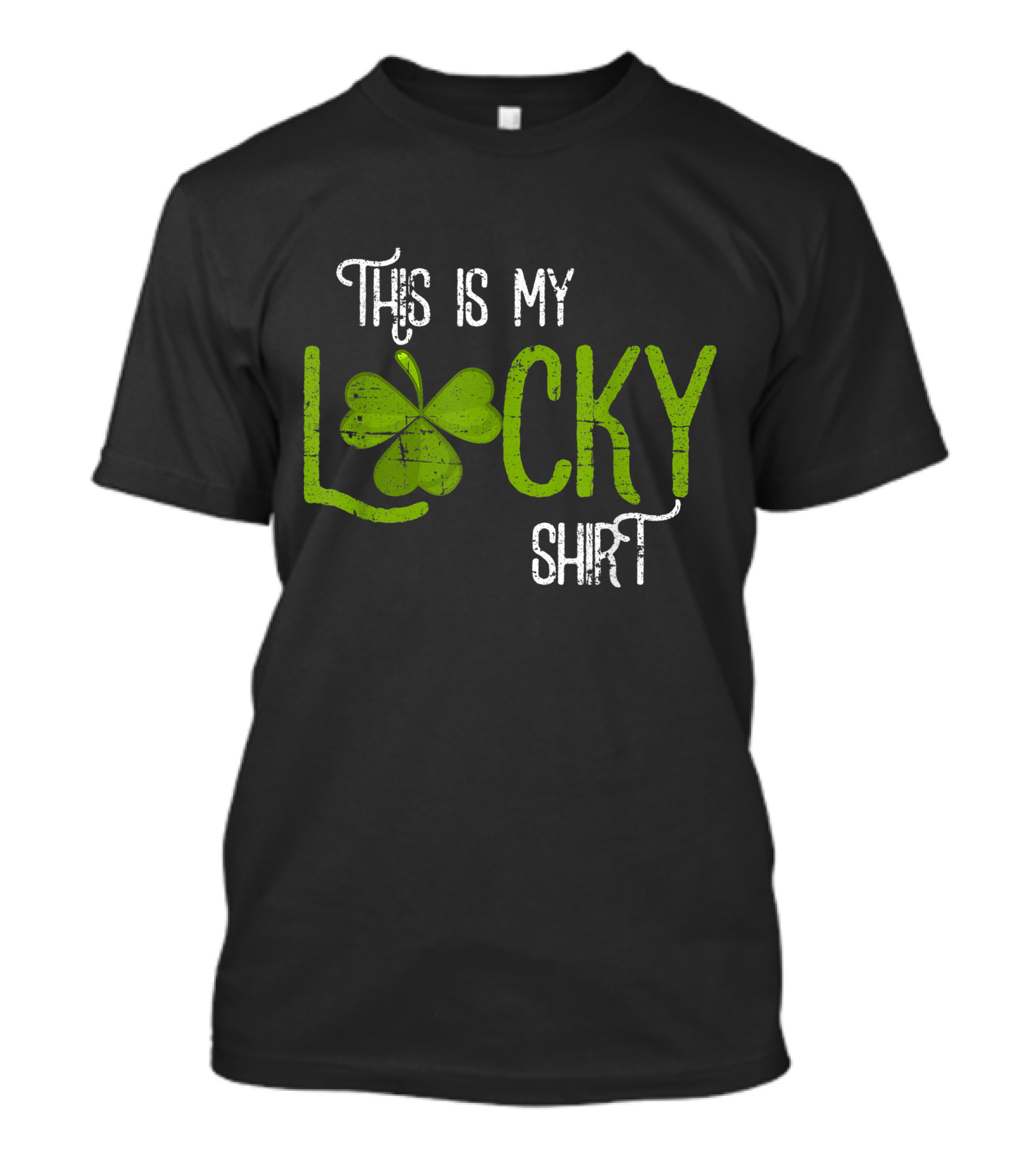 This Is My Lucky Clover Shirt For Funny St. Patrick's Day Ireland T-Shirt