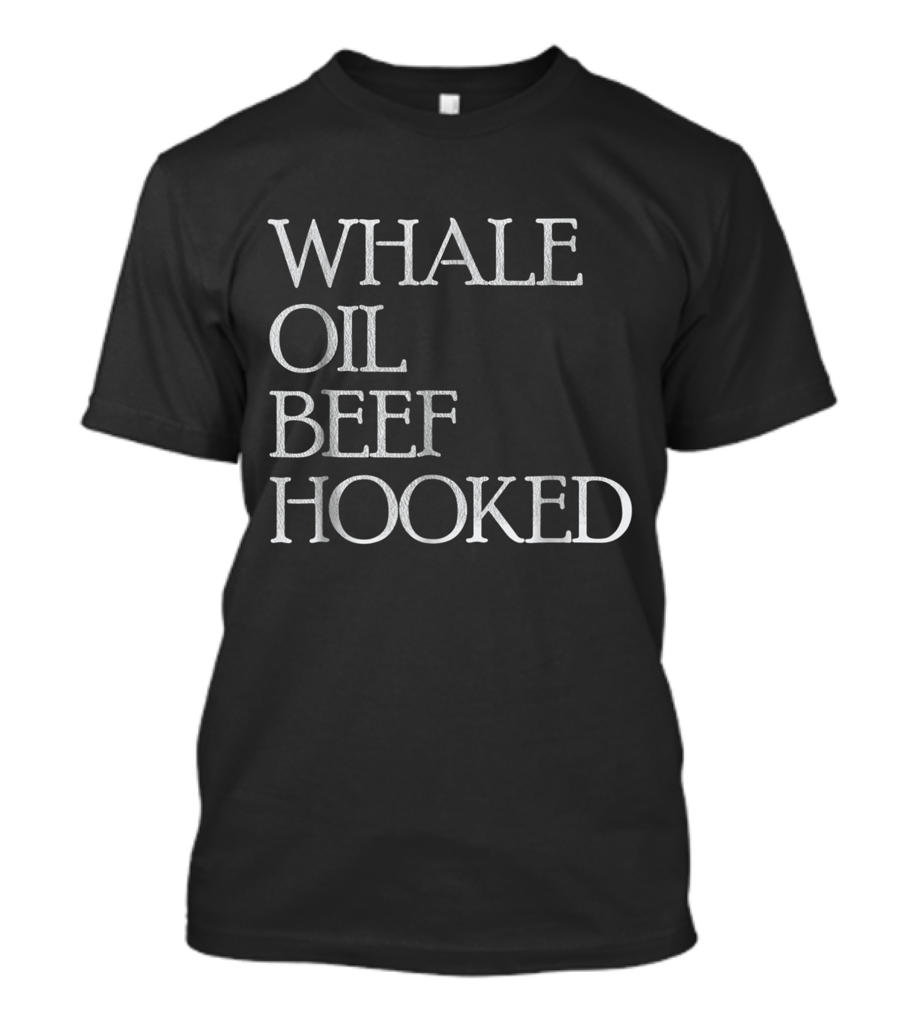 St. Patrick's Day Whale Oil Beef Hooked Text T-Shirt