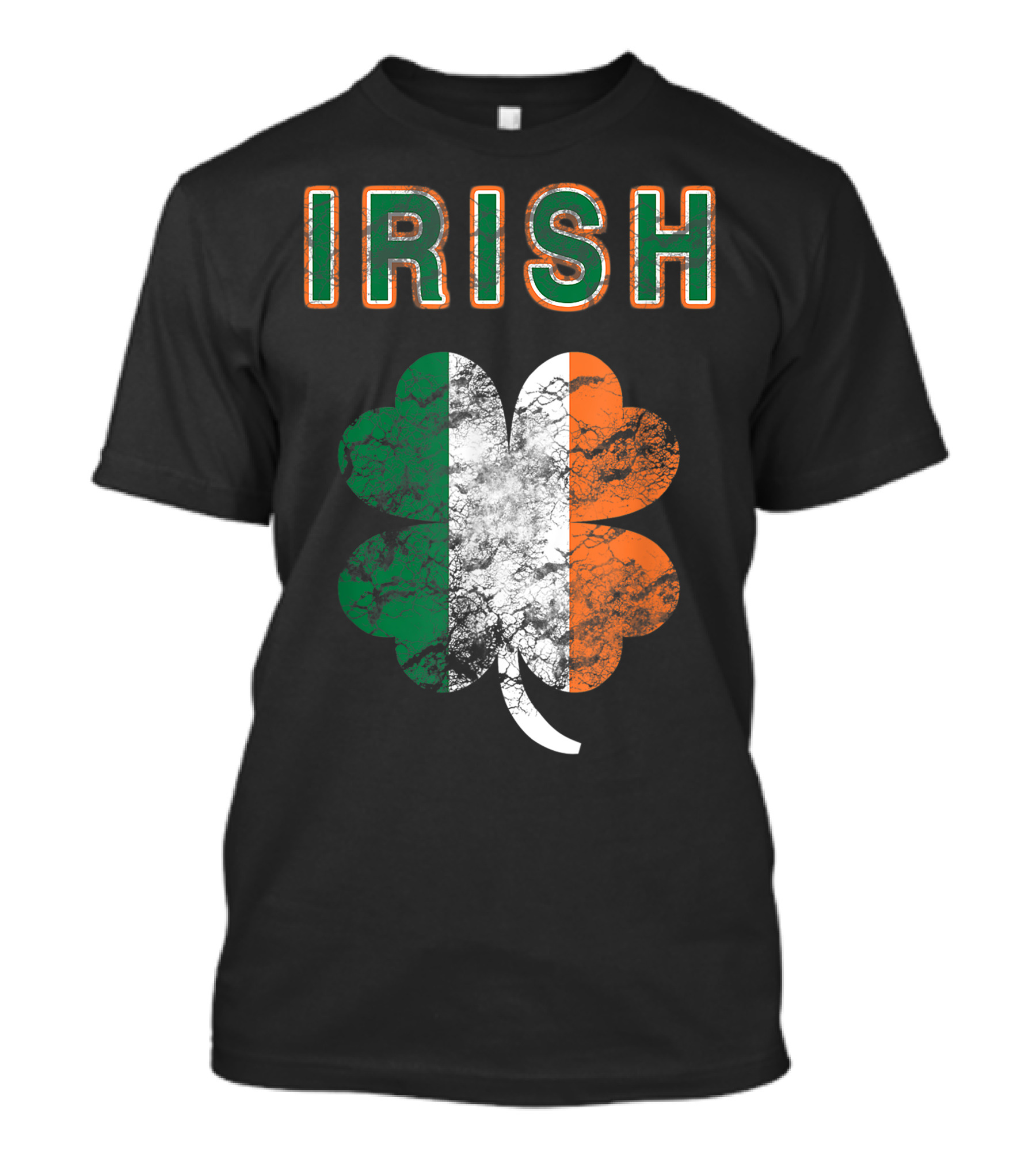 Irish Shamrock Flag T-Shirt