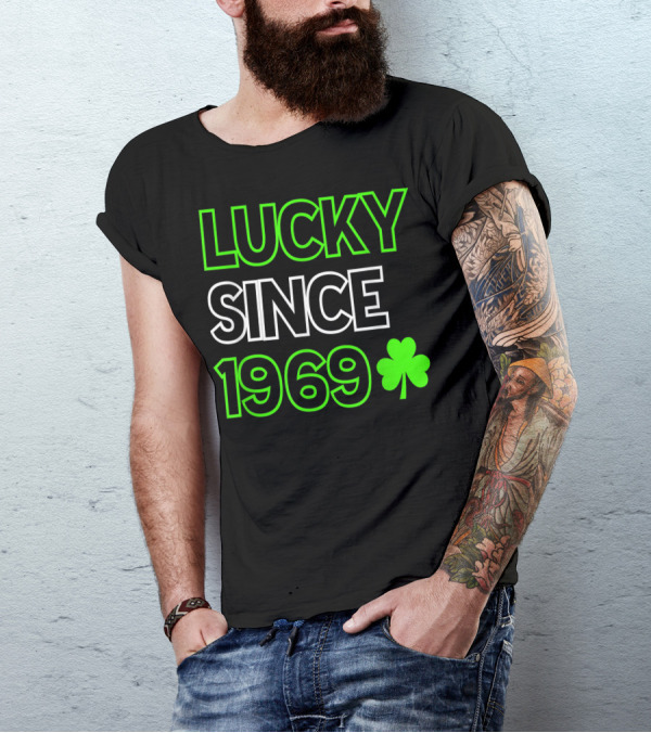Lucky Since 1969 51st Birthday St. Patrick's Day 51 Years T-Shirt