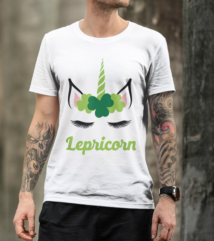 Lepricorn Unicorn St. Patrick's Day Cute Girls T-Shirt