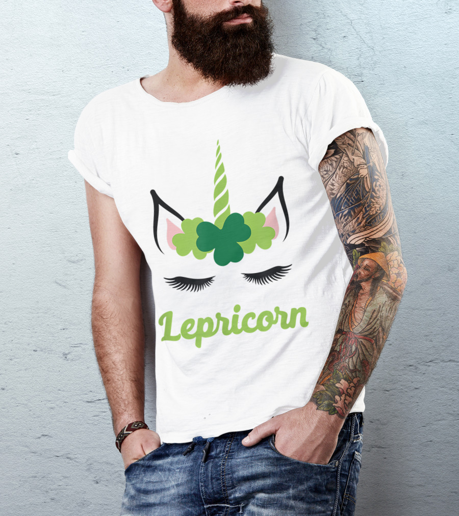 Lepricorn Unicorn St. Patrick's Day Cute Girls T-Shirt