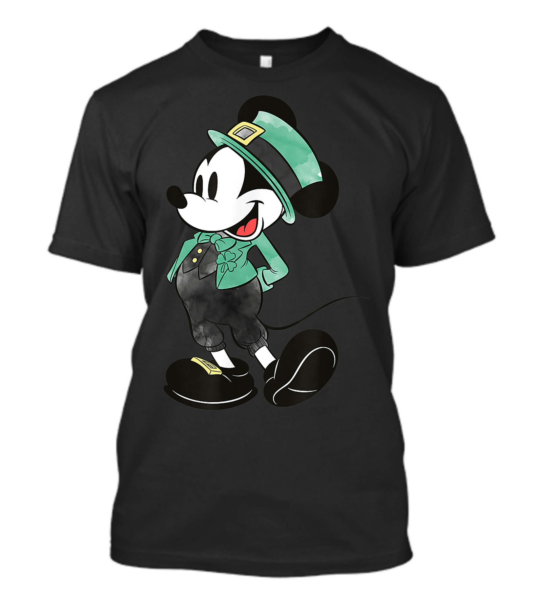 Disney Mickey Mouse In Irish Leprechaun T-Shirt