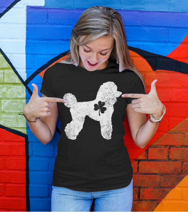 Poodle Shamrock Pet Dog Lover St. Patrick's Day T-Shirt