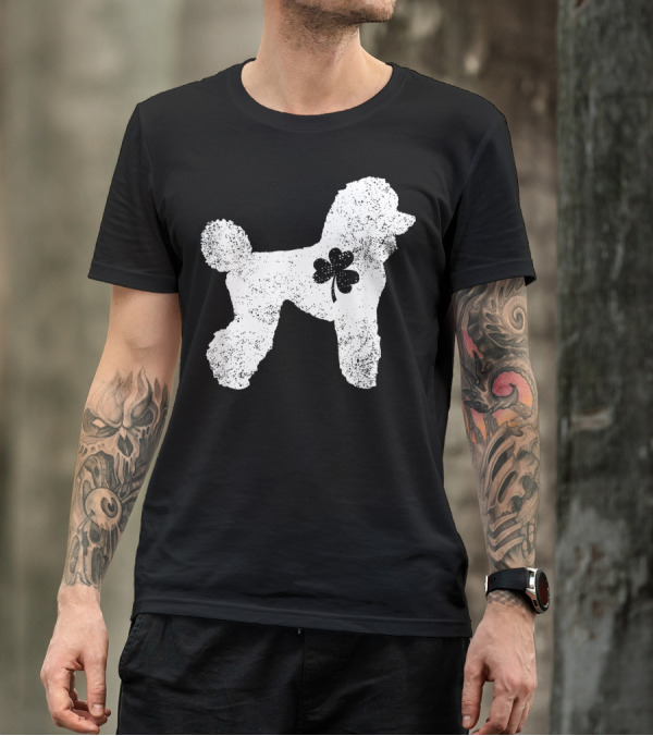 Poodle Shamrock Pet Dog Lover St. Patrick's Day T-Shirt