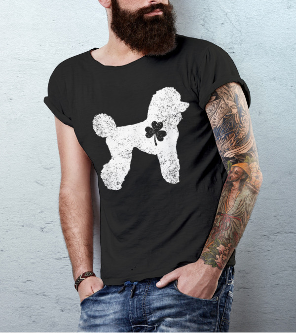 Poodle Shamrock Pet Dog Lover St. Patrick's Day T-Shirt