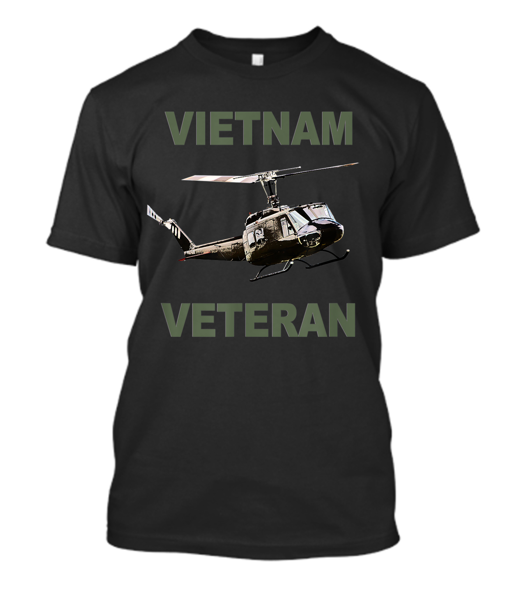 VIETNAM VETERAN UH 1 HUEY HELICOPTER T-Shirt
