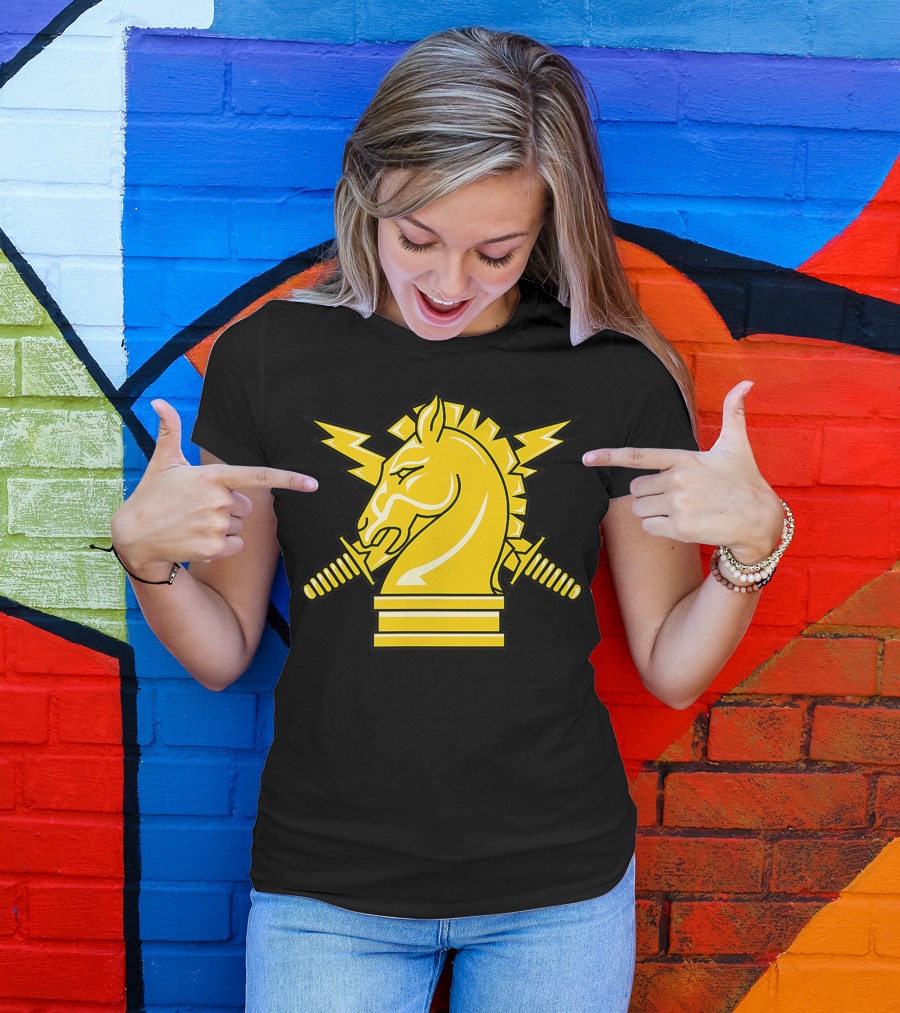 US Army Psychological Operations Psyop Veteran Knight Emblem T-Shirt