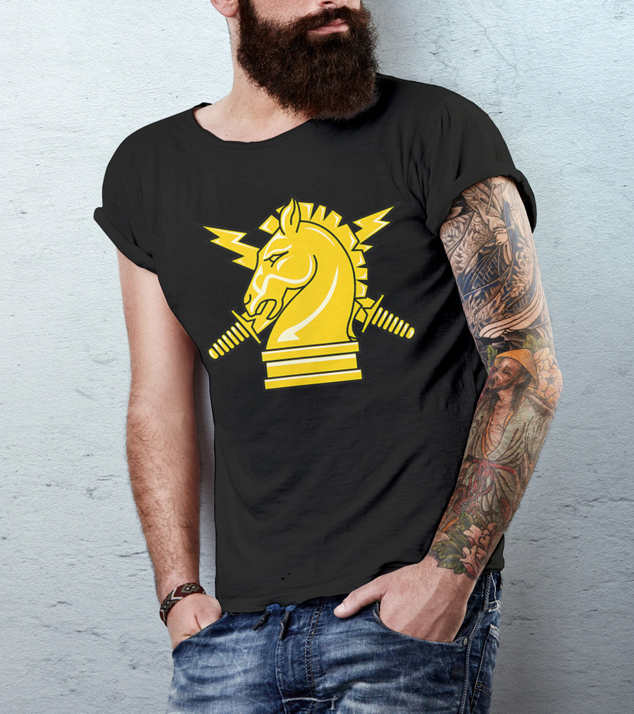 US Army Psychological Operations Psyop Veteran Knight Emblem T-Shirt