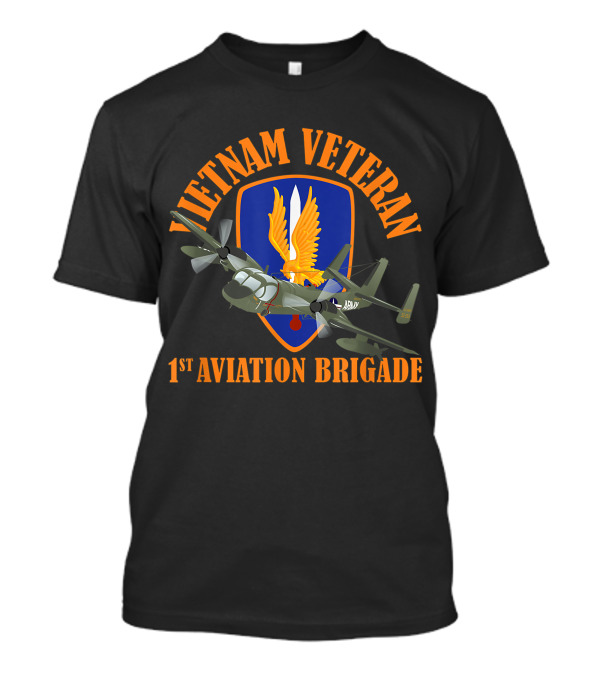 Vietnam Veteran 1st Aviation Brigade OV-1 Mohawk T-Shirt