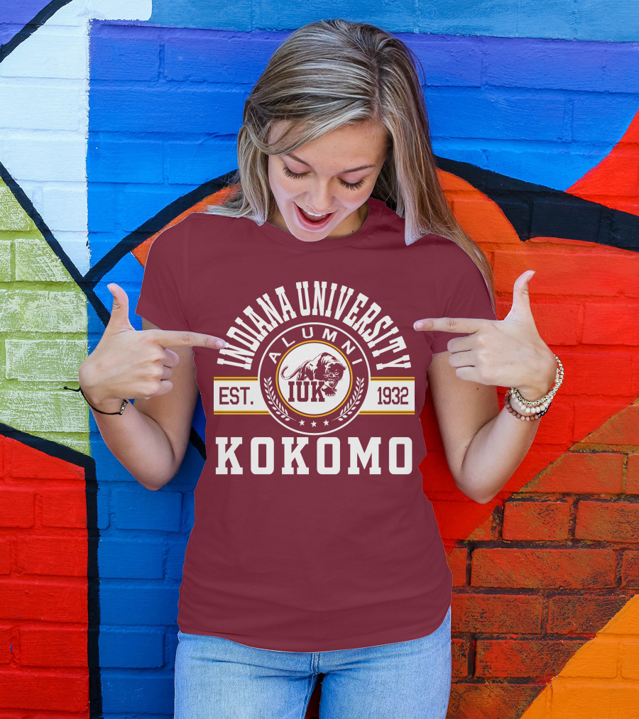 Indiana University Kokomo Alumni IUK Est. 1932 T-Shirt