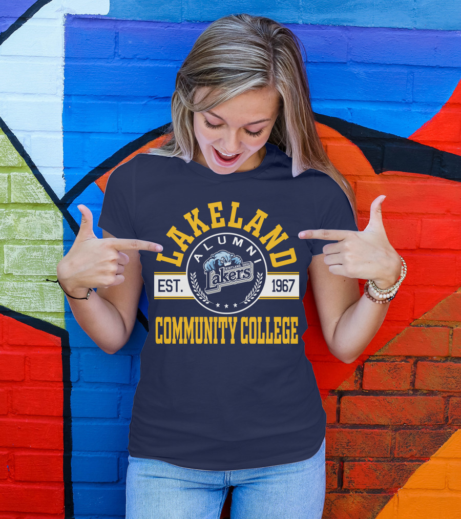 Lakeland Community College Alumni Lakers Kirtland Ohio Est. 1967 T-Shirt