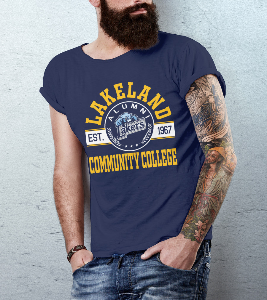 Lakeland Community College Alumni Lakers Kirtland Ohio Est. 1967 T-Shirt