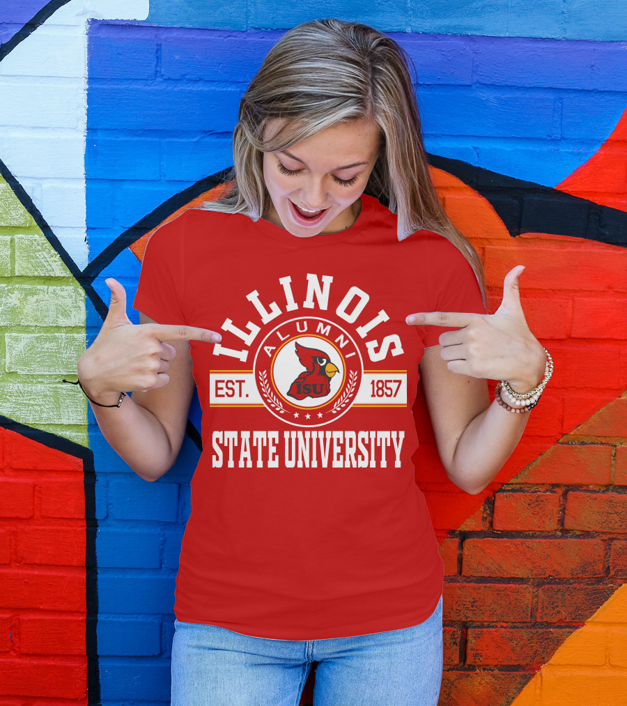 Illinois State University Alumni EST. 1857 ISU T-Shirt