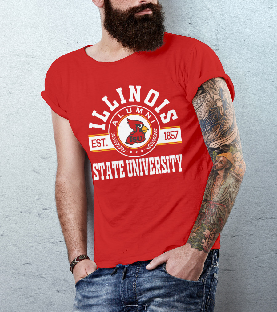 Illinois State University Alumni EST. 1857 ISU T-Shirt