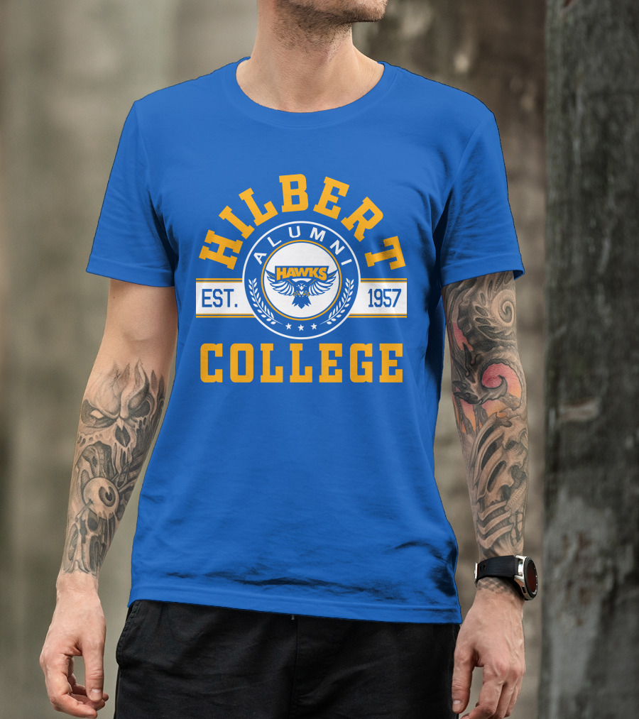 Hawks Hilbert College Alumni Est. 1957 T-Shirt