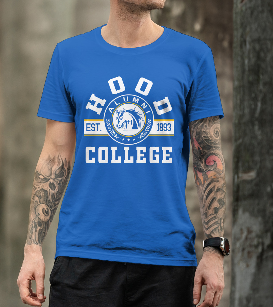 Hood College Alumni Est. 1893 Mustang Crest T-Shirt