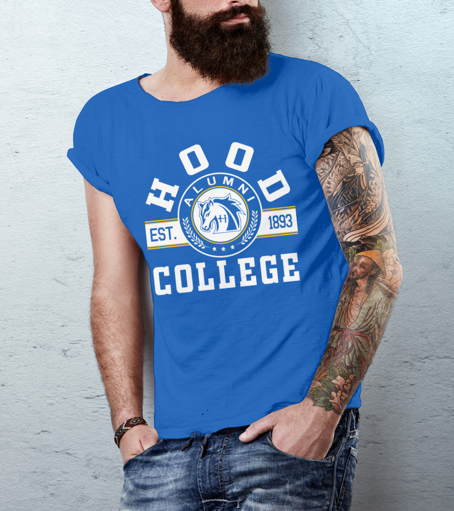 Hood College Alumni Est. 1893 Mustang Crest T-Shirt