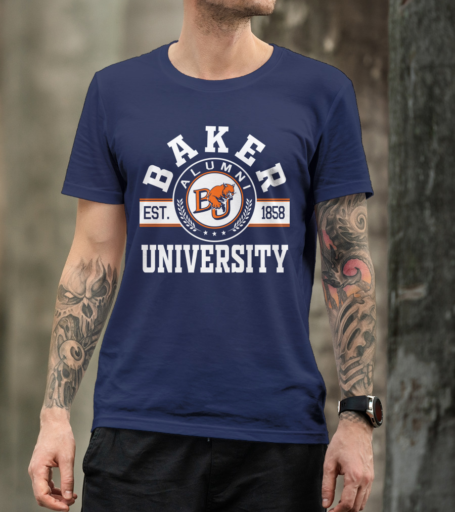 Baker University Alumni BJ Est. 1858 T-Shirt