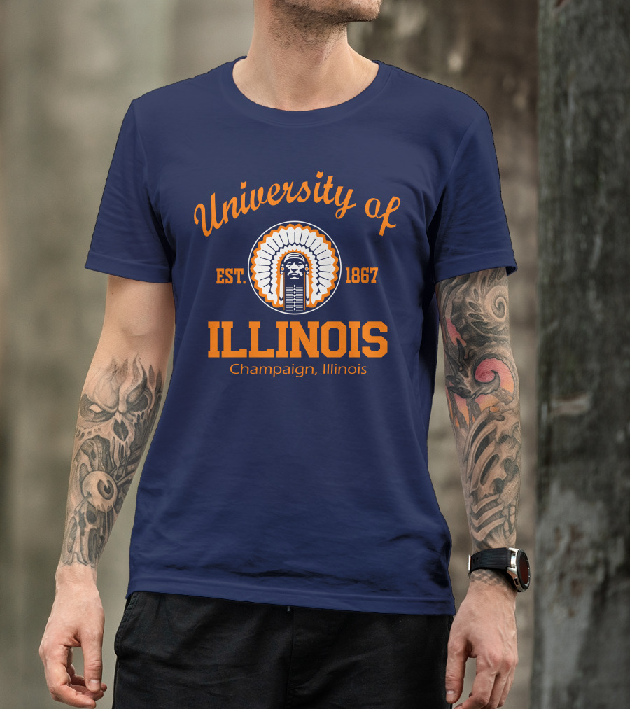 University Of Illinois Est. 1867 Champaign Illinois T-Shirt