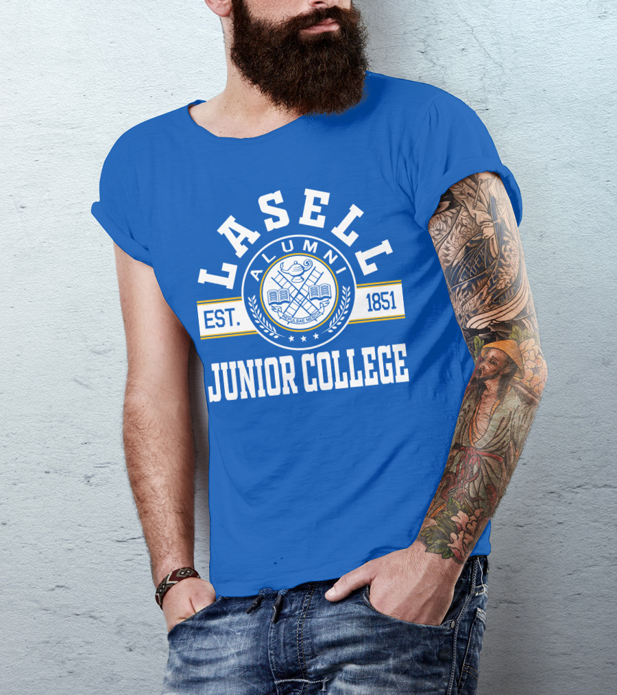 Lasell Junior College Alumni Est. 1851 Perissem Nece Fregerem T-Shirt
