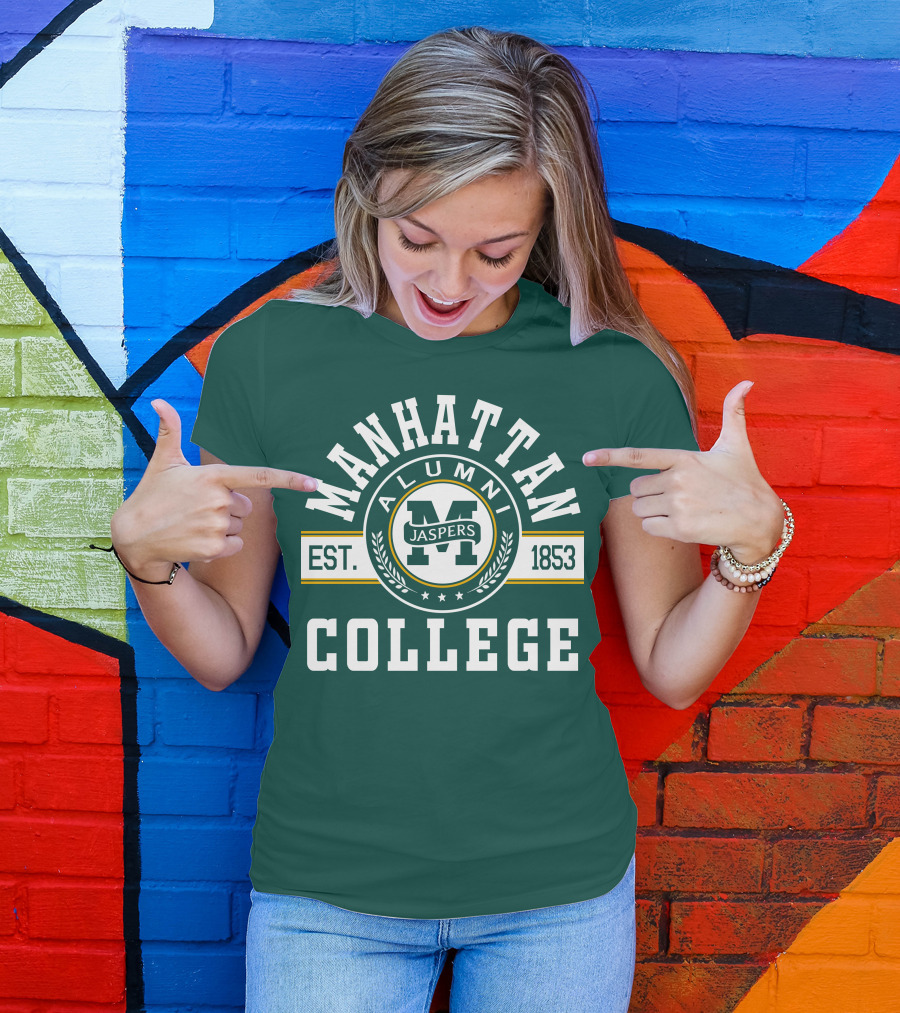 Manhattan College Alumni Jaspers Est. 1853 T-Shirt