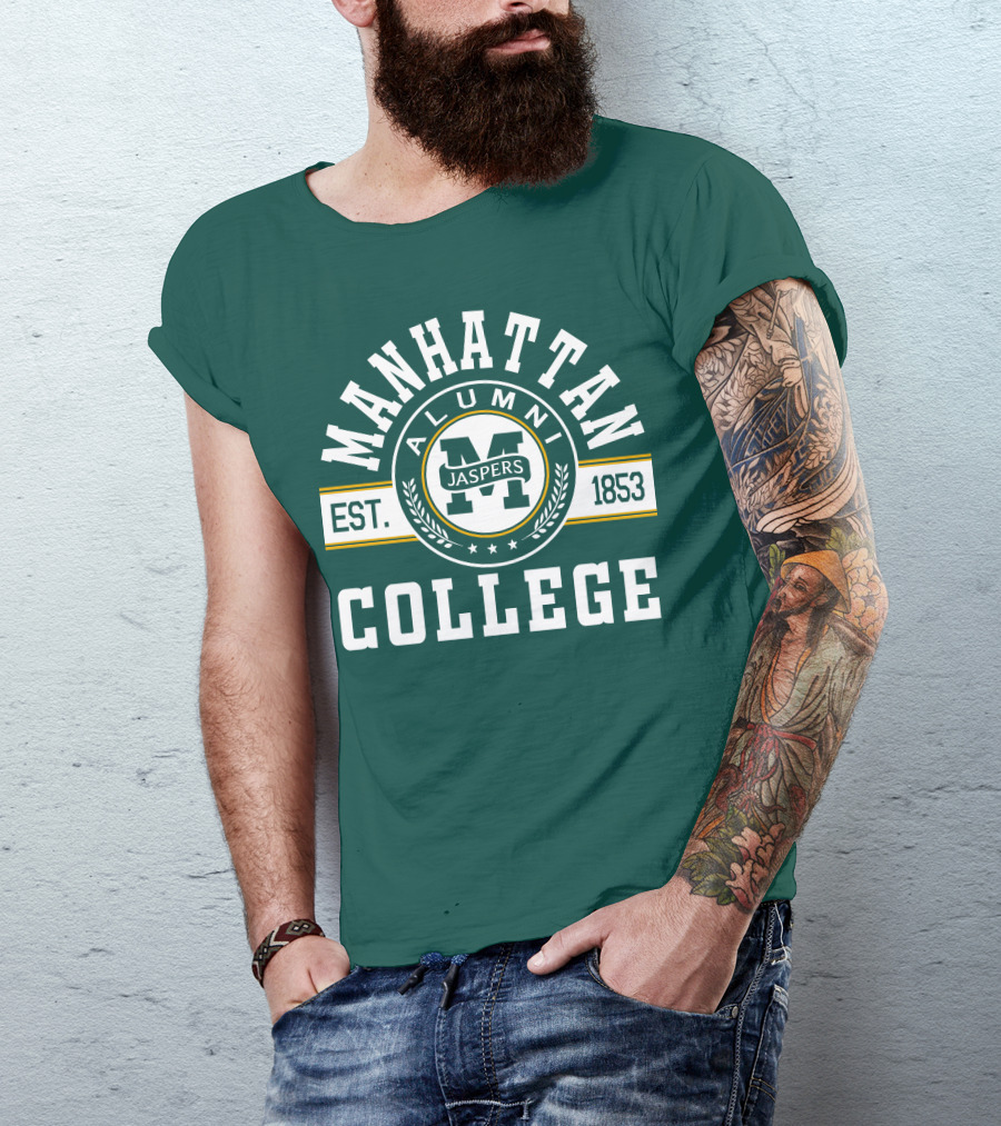 Manhattan College Alumni Jaspers Est. 1853 T-Shirt
