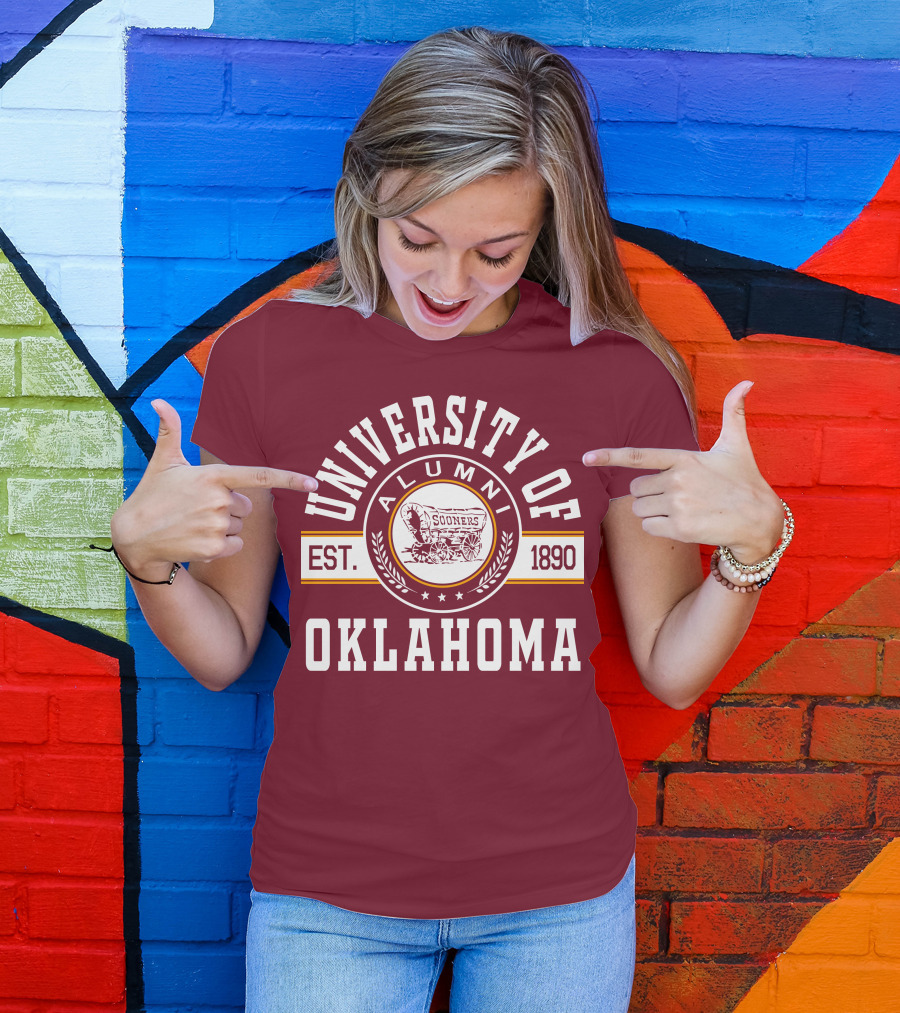 University Of Oklahoma Alumni Sooners Est. 1890 T-Shirt